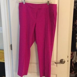 Worthington Fuschia Suit Pants
